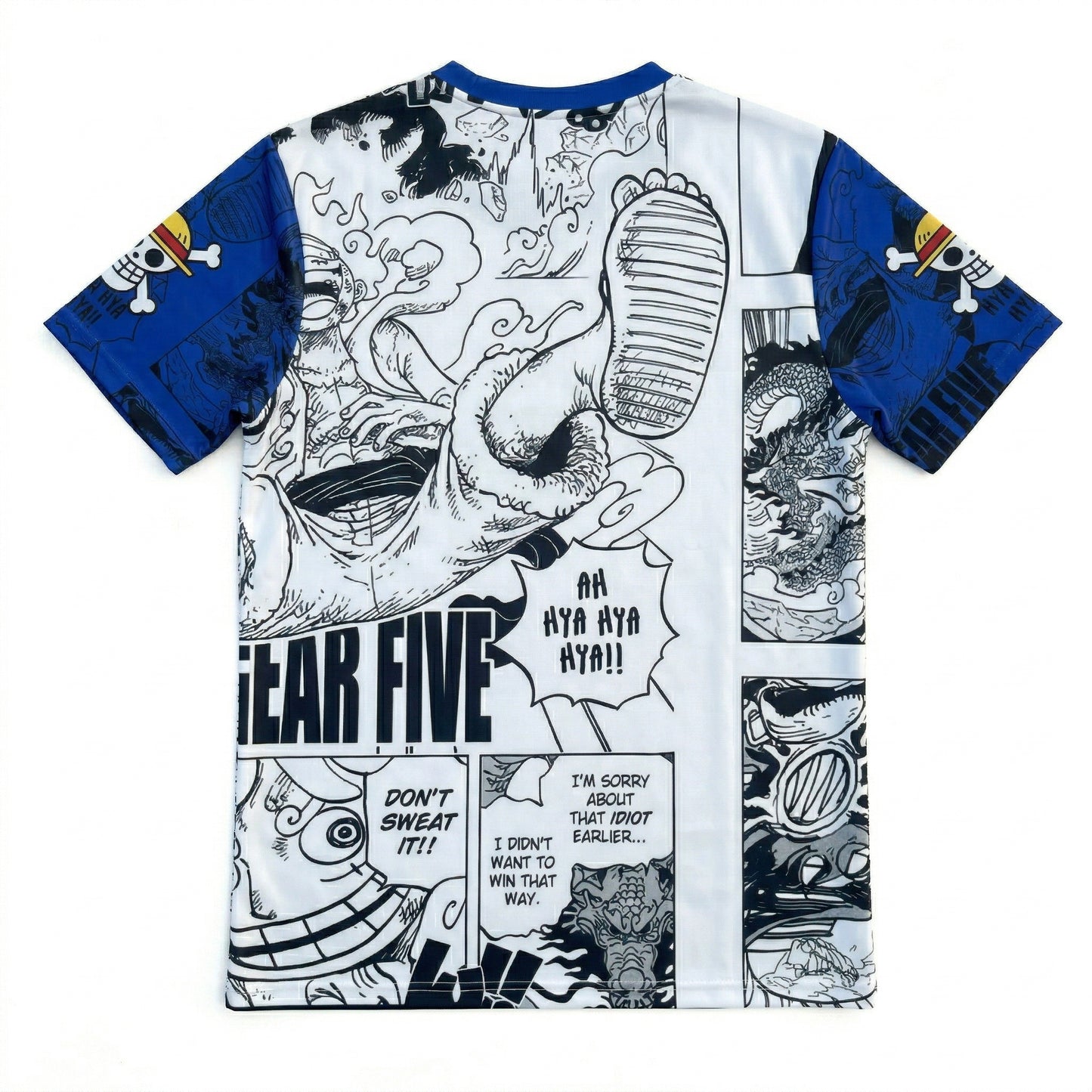 T-shirt Luffy bleu